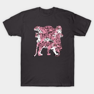 Pink Love Tigers T-Shirt